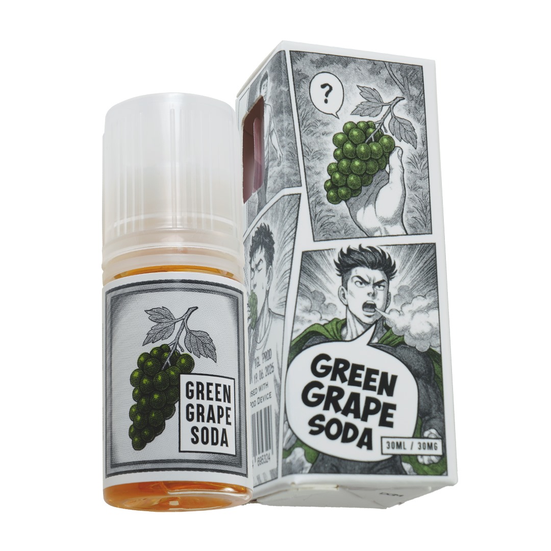 FOOM X UUS – GREEN GRAPE SODA 30ML – 30MG