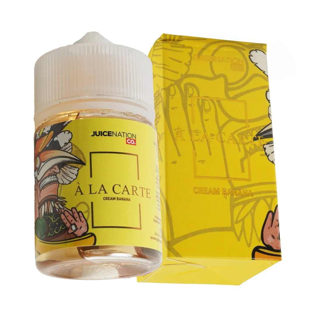 A LA CARTE – CREAM BANANA 60ML 3MG