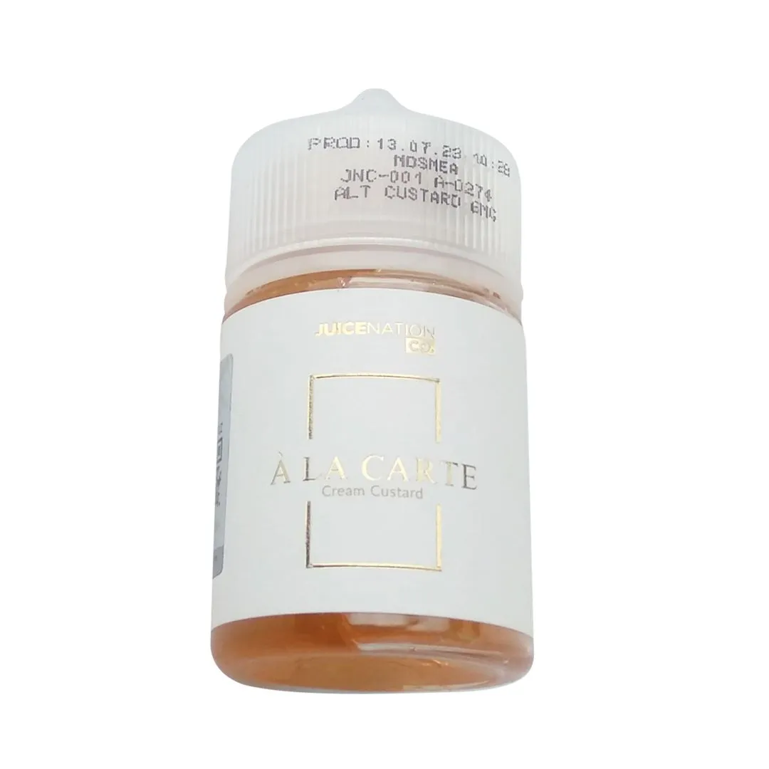 A LA CARTE CREAM CUSTARD 60ML 6MG