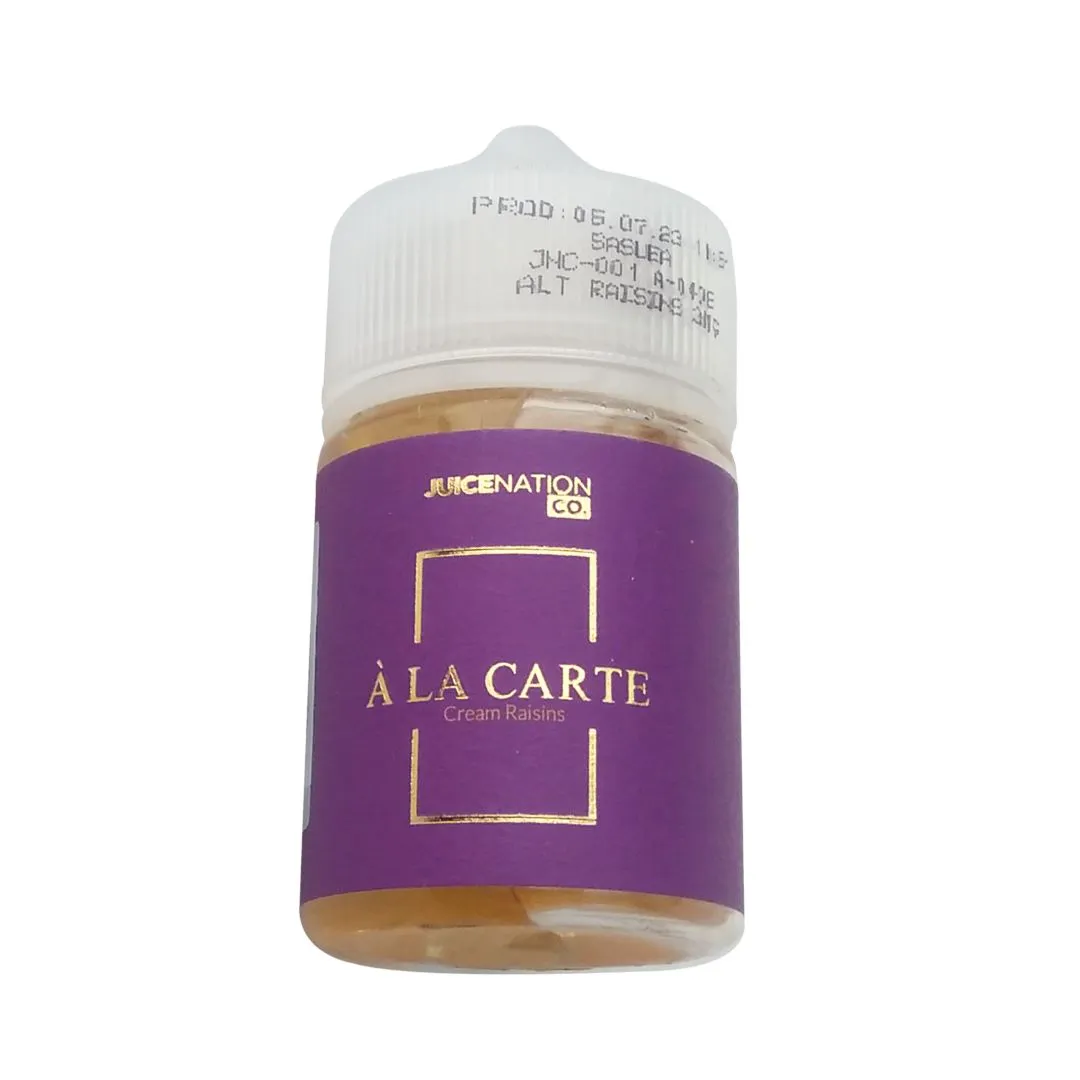 A LA CARTE CREAM RAISIN 60ML 3MG
