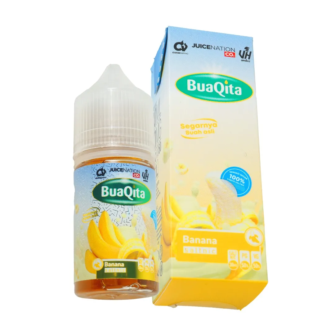 BUAQITA SALTNIC – BANANA 30ML – 30MG