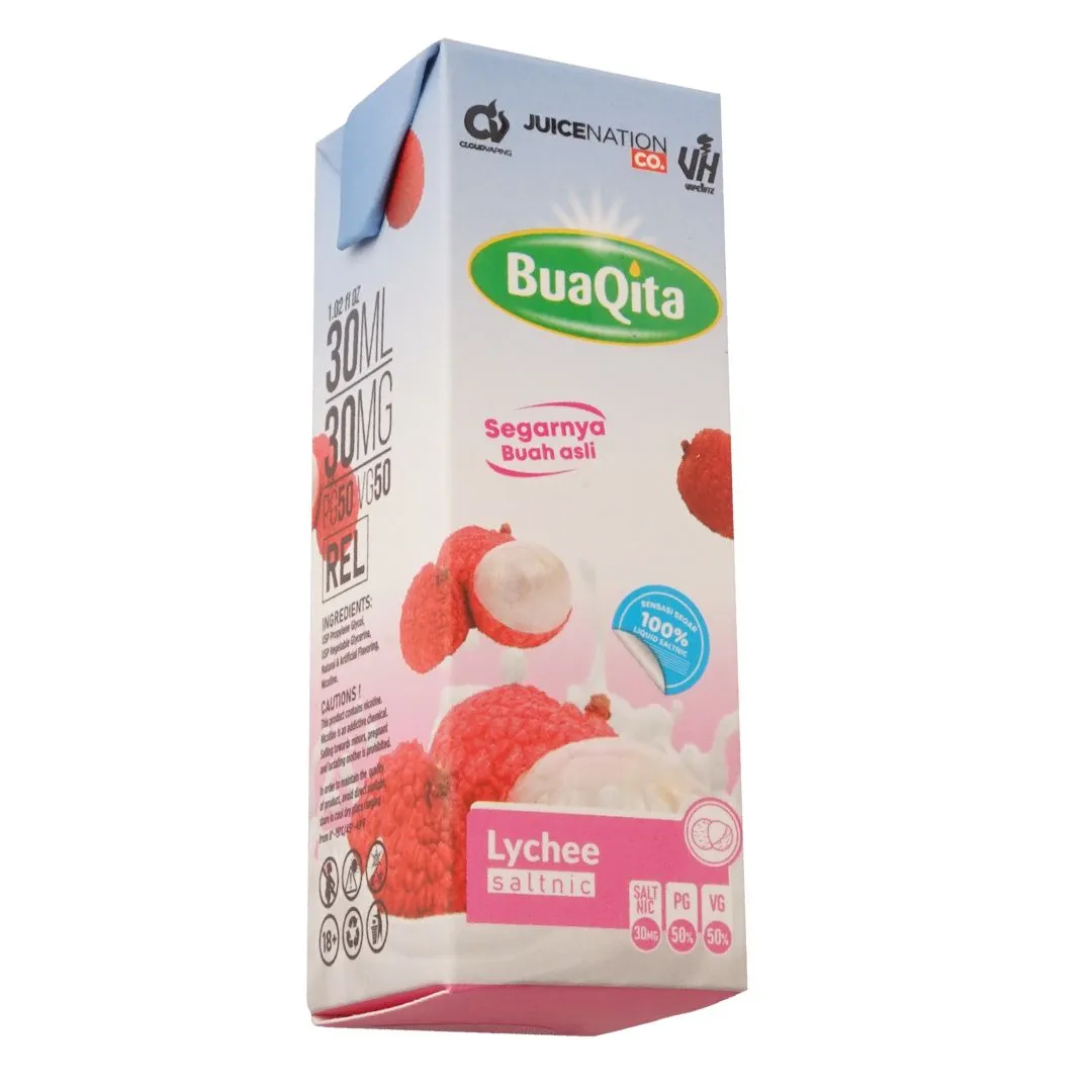 BUAQITA SALTNIC – LYCHEE 30ML – 30MG