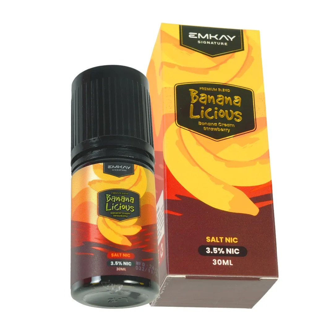 BANANALICIOUS SALT – BANANA CREAM STRAWBERRY 30ML – 35MG