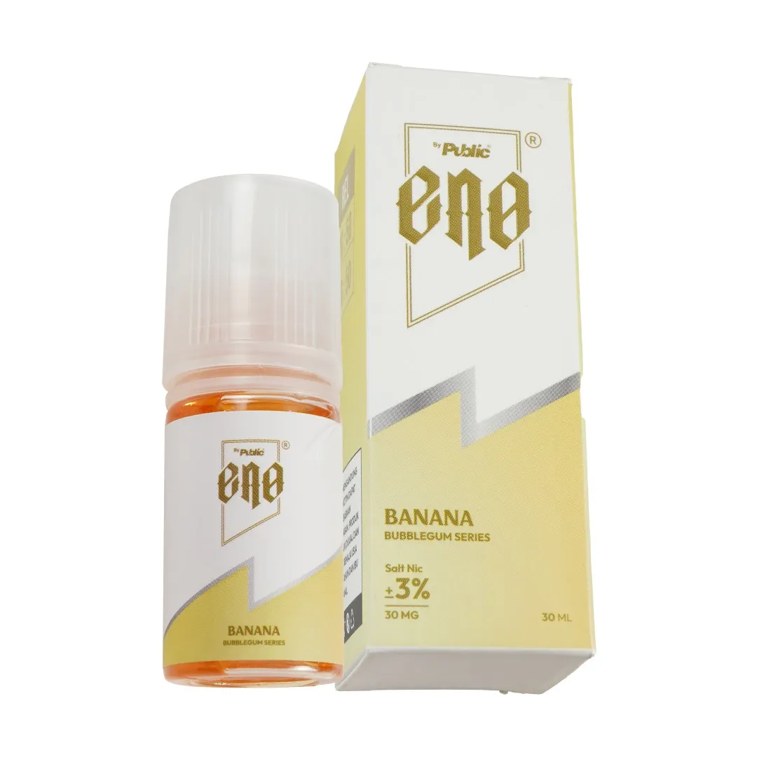ENO SALT – BANANA BUBBLEGUM 30ML – 30MG